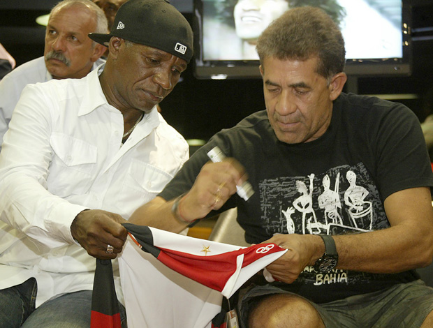 Flamengo Campeões de 81 - Adilio e Nunes (Foto: Fábio Borges/Vipcomm)