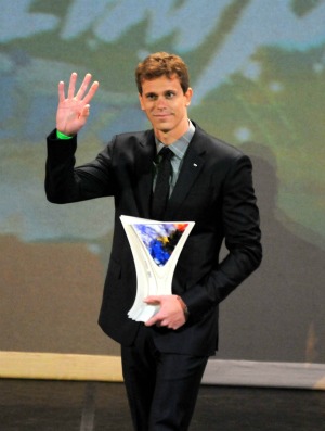 Cesar Cielo no Prêmio Brasil Olímpico (Foto: André Durão / Globoesporte.com)