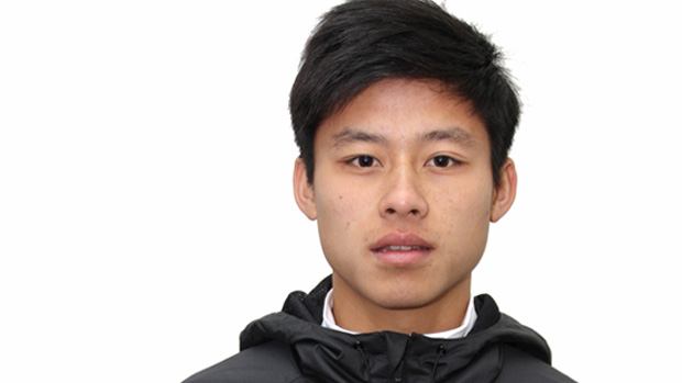 Jogador Chinês Chen Zhi-Zhao, contratado pelo Corinthians (Foto: Divulgação/Site Oficial do Nanchang FC)
