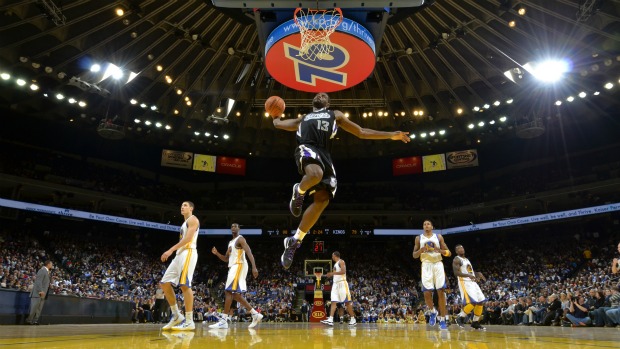NBA Tyreke Evans Sacramento x Golden State (Foto: AFP)
