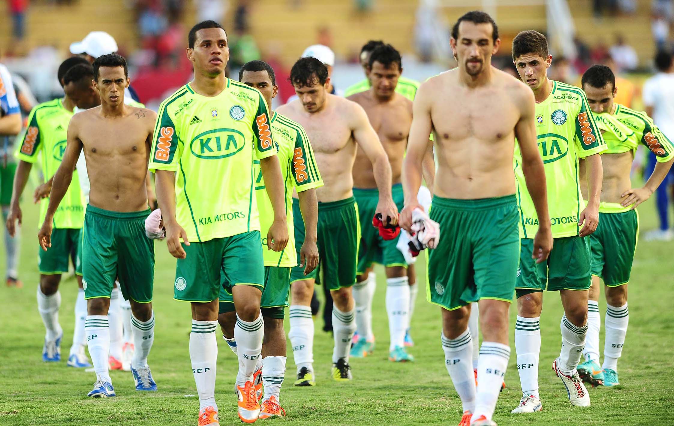 Como foi o rebaixamento do Palmeiras em 2012?