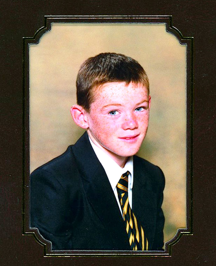 Do baú: Wayne Rooney divulga foto de quando tinha 12 anos | globoesporte.com