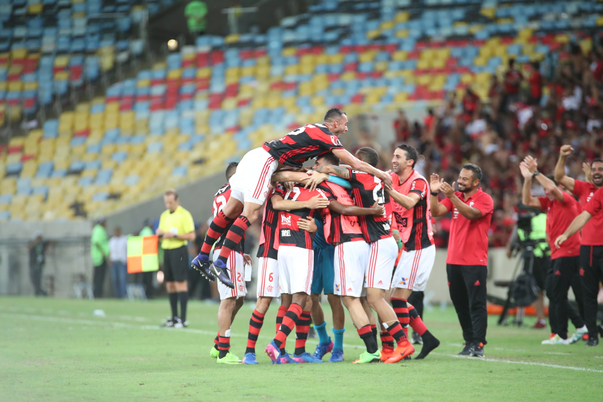 Resultado de imagem para Flamengo 4x0 San Lorenzo (ARG)
