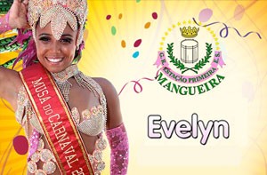 Confira o perfil completo de Evelyn, a Musa do Carnaval  (caldeirão/tv globo)