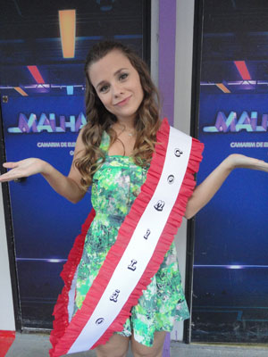 Dani Carvalho foi eleita a mais comilona (Foto: Malhação / TV Globo)