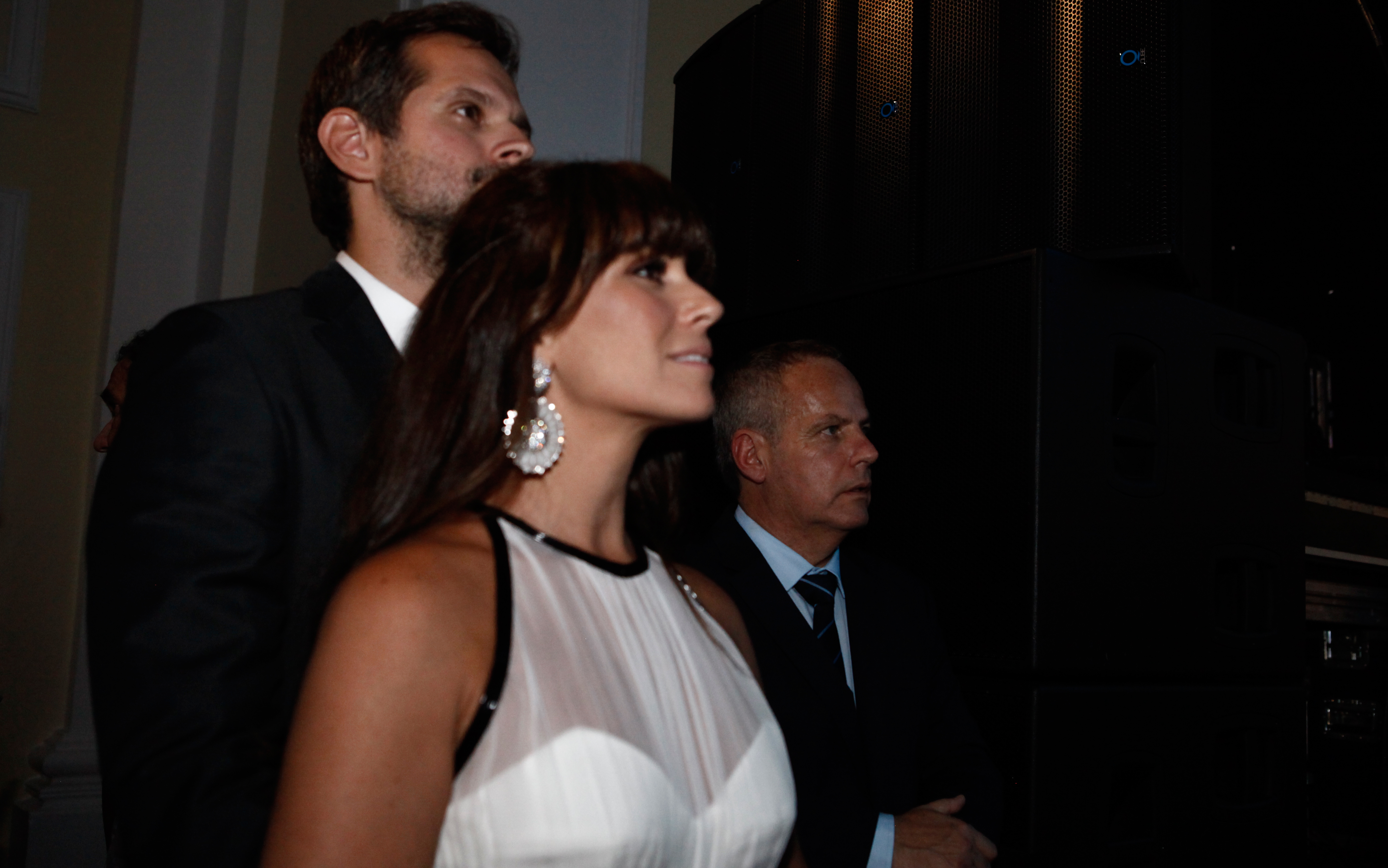 Giovanna Antonelli assistiu ao clipe da novela coladinha com o marido, o diretor geral da trama, Léo Nogueira