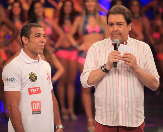 José Aldo 620 (Foto: Domingão do Faustão / TV Globo)