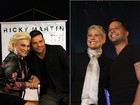 Ricky Martin encontra Xuxa e Hebe em passagem pelo Brasil
