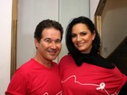 Luiza Brunet participa de campanha contra o câncer de mama