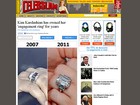 Site diz que Kim Kardashian já tinha anel de noivado desde 2007