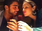 Luana Piovani tem jantar romântico com o marido Pedro Scooby