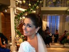 Giovanna Antonelli posta foto vestida de noiva no Twitter