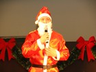 Mário Frias se veste de Papai Noel em Cuiabá