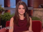 Selena Gomez sobre suposto filho de Bieber em programa: 'estou bem'