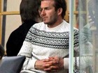 David Beckham é expulso de arquibancada em jogo de crianças