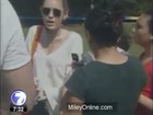 Barraco: Miley Cyrus se estressa com fã. Veja vídeo
