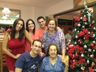 Claudia Jimenez passa o Natal em família