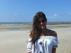 Cristiana Oliveira curte férias de fim de ano no Maranhão