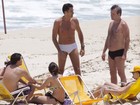 Latino namora muito em praia no Rio