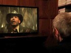 Montagem simula Harrison Ford assistindo a 'Indiana Jones' pela 1ª vez