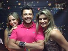 Ceará faz pose de poderoso em foto com Mirella Santos e Claudia Leitte