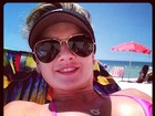 Mirella Santos posta foto na praia e exibe 'comissão de frente' de respeito