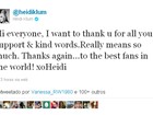 Heidi Klum fala sobre o divórcio pela primeira vez e agradece apoio dos fãs