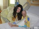 'Ela é minha heroína', diz paciente de hospital após visita de Selena Gomez