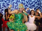 Carla Perez comanda baile infantil no camarote de Daniela Mercury