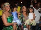 Carla Perez comanda baile infantil no camarote de Daniela Mercury