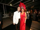 Famosos têm noite de gala no baile de carnaval do Copacabana Palace