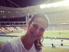 Ex-Miss Larissa Costa é o novo affair do jogador Fred, do Fluminense