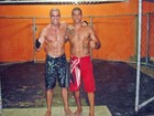 Ator que faz Jorge Muralha treina com o lutador Ricardo Arona