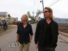 Brad Pitt recebe carinho dos moradores em visita a Nova Orleans