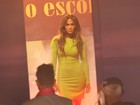 Acompanhada do namorado, Jennifer Lopez participa de gravação em São Paulo