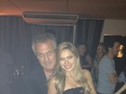Ex-BBB Renatinha curte festa com Pedro Bial: ‘Um querido!’