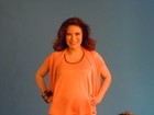 Rachel Ripani, grávida de sete meses, posa para grife de gestantes