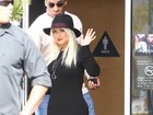 Christina Aguilera ‘se monta’ em cafeteria de Los Angeles