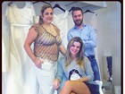 Mirella Santos posta foto da primeira prova de seu vestido de noiva