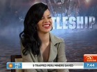 Rihanna interrompe entrevista depois de pergunta sobre Chris Brown