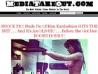 Suposta foto de Kim Kardashian nua cai na rede, diz jornal