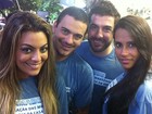 Ex-BBBs Monique, Kelly, Rafa e Cristiano gravam 'Casseta e Planeta'