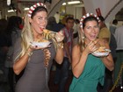 Irmãs Minerato batem pratão de macarrão em São Paulo