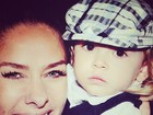 Adriane Galisteu posa com o filho: 'Amor da minha vida'