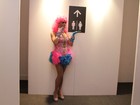 Drag queen reclama de 
homofobia no Fashion Rio