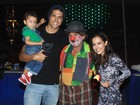 Maytê Piragibe leva a filha, Violeta, ao circo no Rio