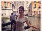 Ô, dó! Ex-BBB Francine passa o Dia dos Namorados solteira em Veneza