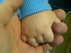 Marido de Wanessa posta foto da mãozinha do filho: 'Amor indescritível'