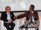 Maurício de Sousa e Pelé anunciam lançamento de produtos para a Copa