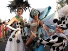 Adriana Bombom encanta foliões em carnaval nas Ilhas Maurício, na África